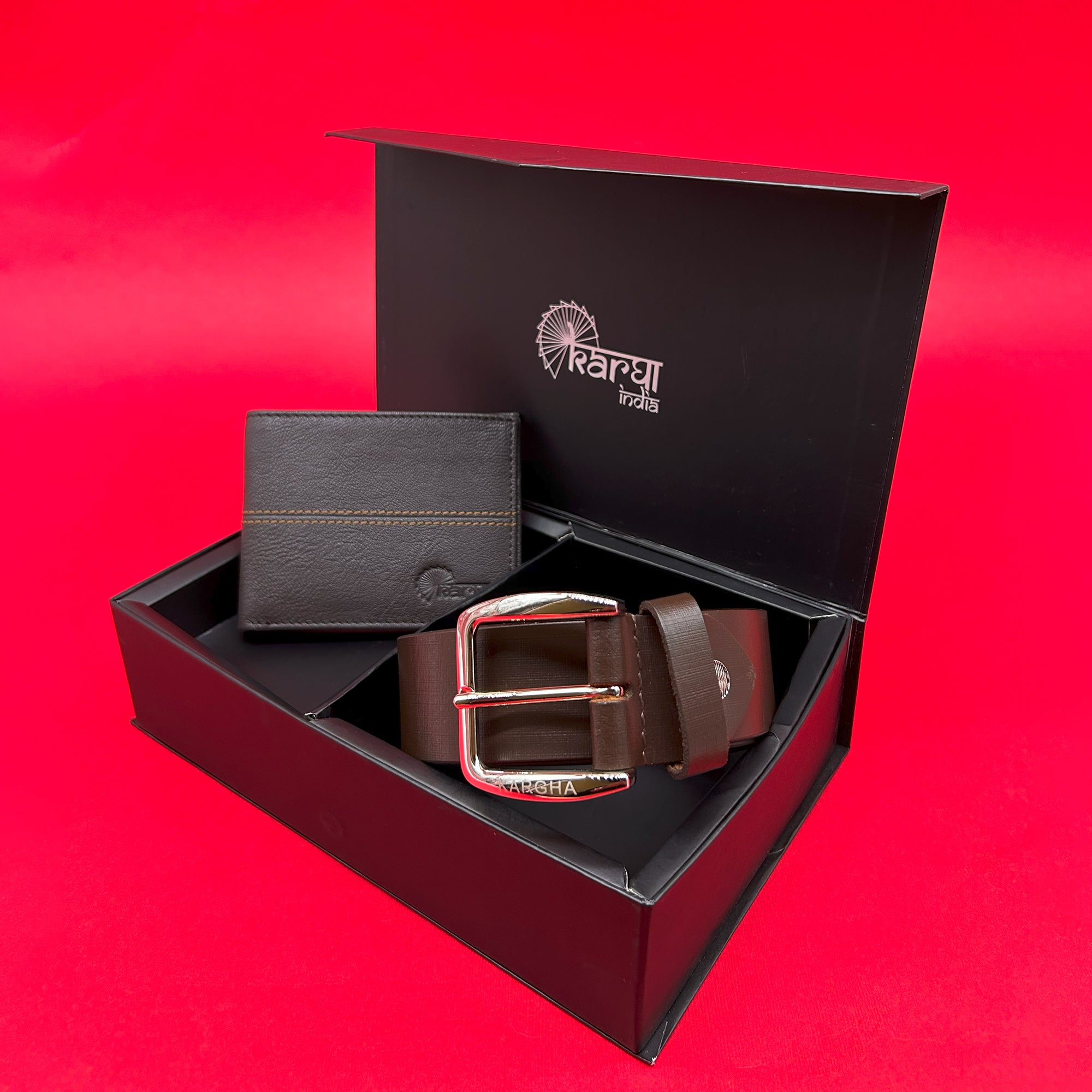 The Cliched Combo - Grace Men's Belt and Bi-Fold Wallet